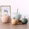 Ceramic Apple Decoration Porcelain Artificial Fruit Ornaments