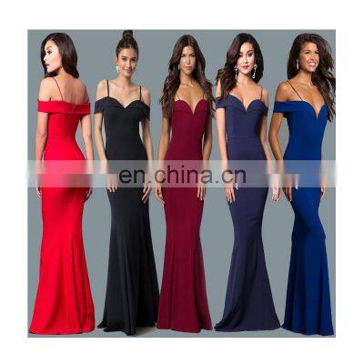 Women's Maxi Bandage Dress Fishtail Bodycon Formal Evening Dresses Party Wedding Evening Dress  Sweetheart Neckline