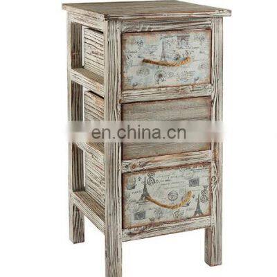 Painting Custom Style Wholesale Vintage Cabinet night stand for Decor