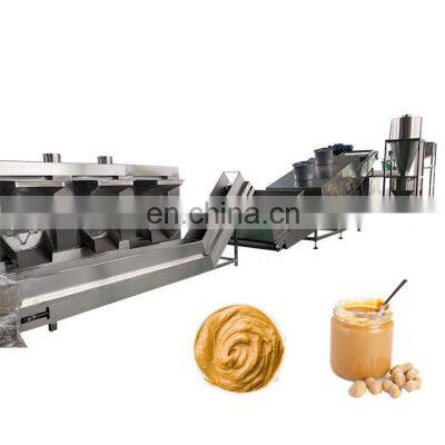 Multifunction nut butter peanut making machine peanut butter grinder machine peanut butter production line