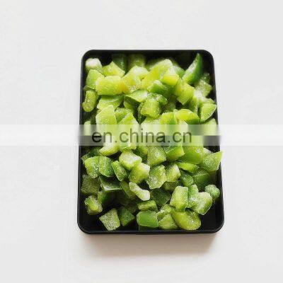 Sinocharm BRC Approved 10*10mm Fresh Crisp IQF Frozen Green Pepper Dice photo-4
