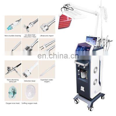 Diamond Glow Machine Water Dermabrasion Pdt Machine With Steam Pdt Light Therapy Machine 4 In1 photo-3