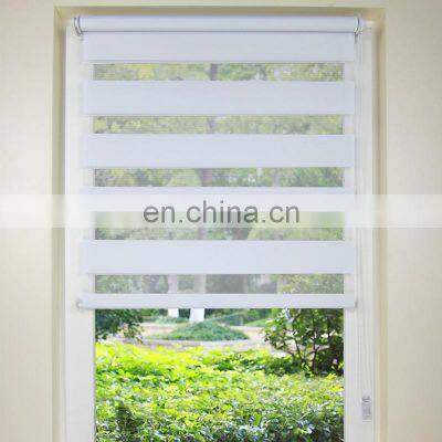 High Quality Horizontal Window Blinds Zebra Blinds Custom Double Day And Night Eruopean Zebra Roller Blinds Shades photo-4