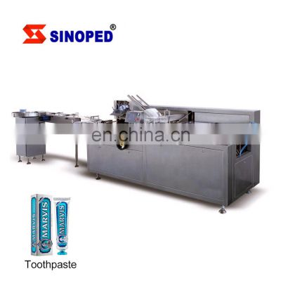 Auto Small Paper Box Packing Machine Toothpaste Mask Cartining Machine