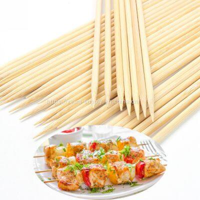 Good suppliers large bamboo pick round bamboo skewer holder for grill