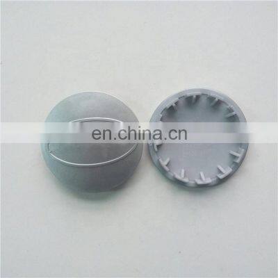 Custom Plastic 60mm Silver Car Decoration Car Wheel Center Hub Cover