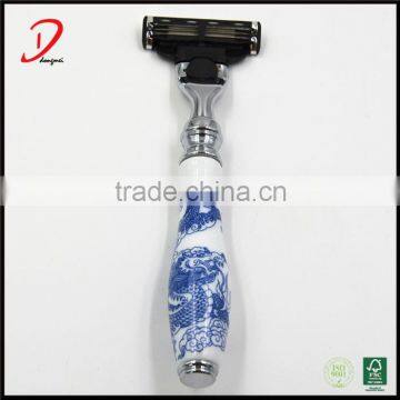 New Chinese style Ceramic Handle Shaving Razor