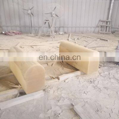 Yellow Sandstone Door Pier Stone Door Pier photo-2