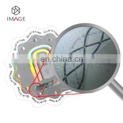 Круглые индивидуальные голографические антифальсификационные наклейки photo-4