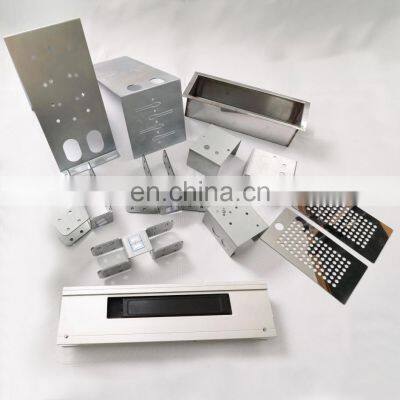 Custom sheet metal fabrication brushed panel stamping bending welding aluminum stainless steel brackets