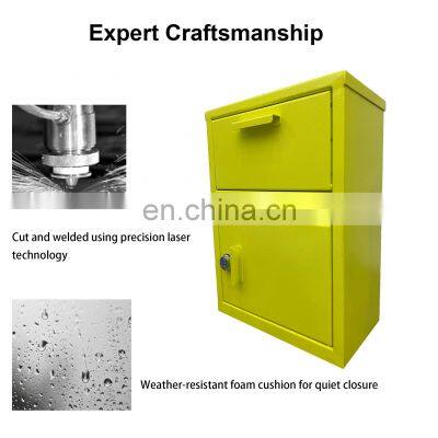Outdoor Garden Large Letterbox Free Standing Mailbox Extra Large Mailing Boxes With Lock photo-5