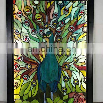 Chinese Stained Glass Supplier Custom Size High Quality Transparent Flat Colored Art Church Glass Panels Wholesale Price photo-2