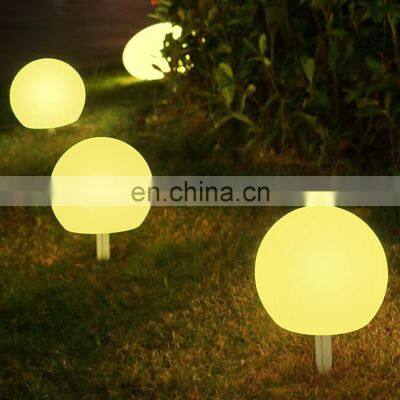 birthday gift decorative ball led yard solar gate light