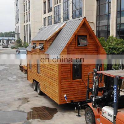 China Mobile Trailer House Container Office Container House on Wheels Prefab photo-4