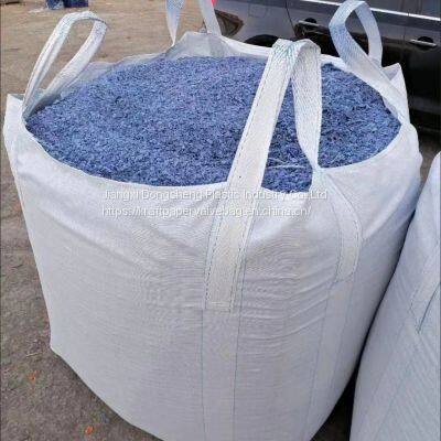 Fully Bottom Loop Transit Bag Square FIBC Jumbo Big Bag Soil PP Woven Jumbo Big Ton Bag or Sand Bag photo-2