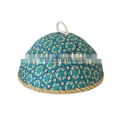 Hot Sale Round Bamboo Wicker Food Cover With Dome Customized Color on your table Vietnam Supplier