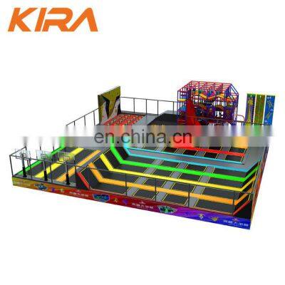 Commercial Amusement Park Indoor Trampoline Park Custom Children Adult Trampoline Park for Sale