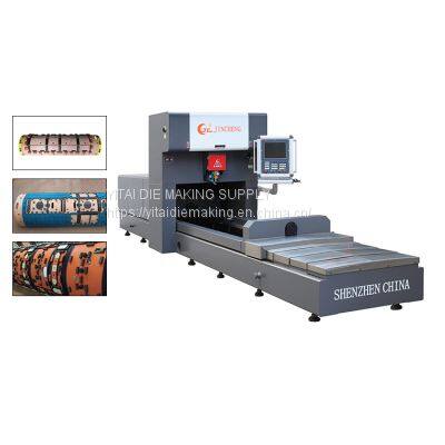 Цена завода CNC ротационная криволинейная фанерная штамповальная плита лазерный станок для штамповки по технологии CO2
