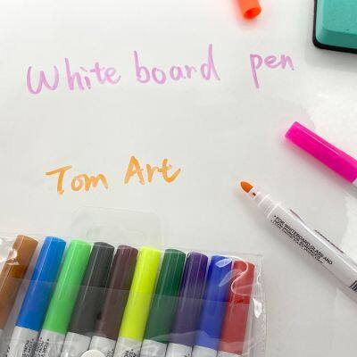 Free Samples Colorful Non Toxic Dry Erase White Board Marker Pen Whiteboard Markers Custom Print Logo for Blackboard photo-5
