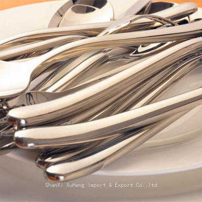 Bulk Silver Plated Fork Spoon Knife Silverware Stainless Steel Flatware Cutlery Set For Home Kitchen Restaurant Hotel photo-2