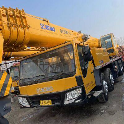 Cheap Price of Used QY50K QY50K QY50K-II 50ton Mobile Hydraulic Type Truck Crane photo-3