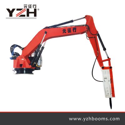 stationary pedestal boom breaker