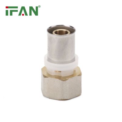 IFAN Manufacturer OEM PEX Brass Press Fitting Female Socket S16×1/2F