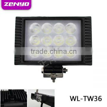 NEW high power 36W Led work light,3*12W Work lamp with flood beam