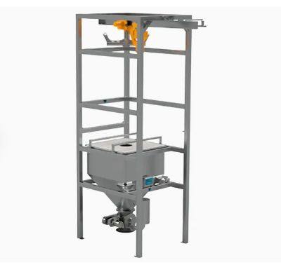 ?The Ton Bag Feeding Station  Industrial Bulk Bag Unloading System with Beating Mechanism