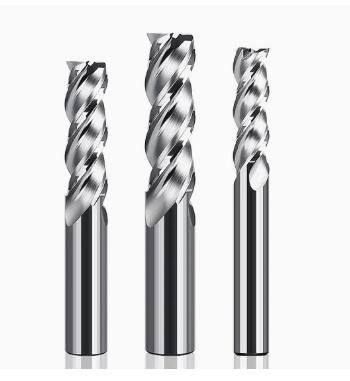 Carbide Bohrer für Aluminium mit 2/3/4 Flügeln, Eckradius-Endfräser, HRC55 Endfräser für CNC-Werkzeuge