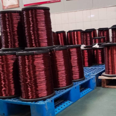 4.00mm SWG 8-20 EIAIW Enamelled Enameled Aluminum Wire for Stabilizer Winding Coils photo-5