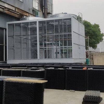 400-ton All-steel Cooling Tower, Square Cross-flow Type, Ultra-low Noise, Made of Magnesium-aluminum-zinc Coated Steel Plate photo-3