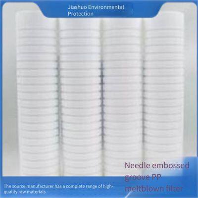 40-inch pp Grooved Filter Element With Surface Slots and High Dirt-holding Capacity, Supplied by Jiashuo Environmental Protection