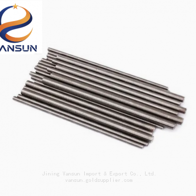 4,8/8,8/10,9/12,9 углеродистая/специальная сталь черный/цинк DIN975 метрический полнорезьбовой стержень-шпилька