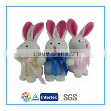 Promotion item plush stuffed rabbit keyring