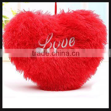 big size stuffed cushion red heart stuffed plush toys