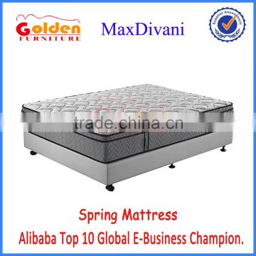 9Yr Gold Wholesale Popular New Design Bonnel Spring Mattress Price for Bedroom 6807-2A#