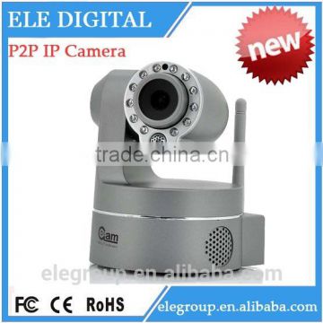 COMS sensor Pan/Tilt wifi wireless P2P security camera for outdoor/indoor from Shenzhen