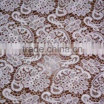 2016wholesale Lace Garment Accessory/embroidery Cotton Full Lace Water Soluble Lace Fabric photo-4