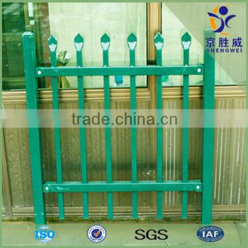 1.2-1.8m powder coated wrought iron fence