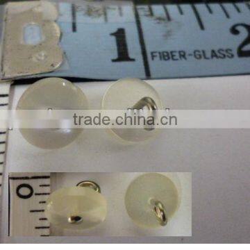 Polyester Material Sewing Shirt Button SIZE 16L or 10mm Ivory Color