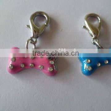 Factory wholesale colorful enamel Dog Bone Charms pendant