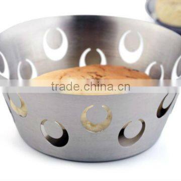 STAINLESS STEEL BREAD BASKET(PEARL)