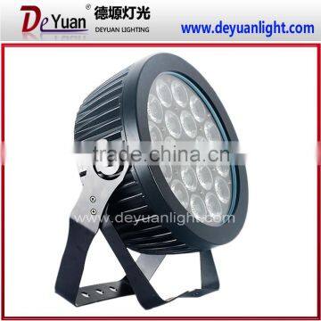 New design 18pcs 6in1 waterproof outdoor ip65 flat par light