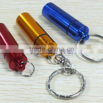 10ml/15ml/20ml 7 Color Option Smooth Oxidation Surface Mini Size Pill Storage Alloy Vial photo-2