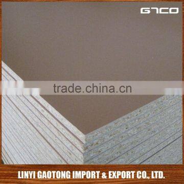 Trade Assurance Competitive Price Furniture grade melamine laminated 15mm chipboard /Particle Board