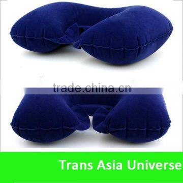 Hot Selling Promotional inflation printed travel pillow