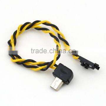 USB 90 Degree to Video Conversion transmitter Cable for GOPRO3