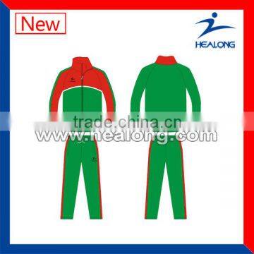 Sublimated Custom Green Color Team Training Tracksuit