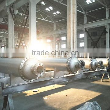 Stainless steel shell and tube heat exchanger